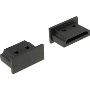 DeLOCK HDMI A hun - støvdæksel - sort (pakke med 10)