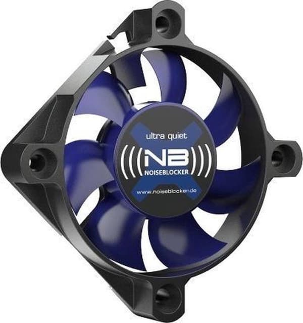 Noiseblocker BlackSilentFan XS-2 Computertaske Fan Sort, Blå