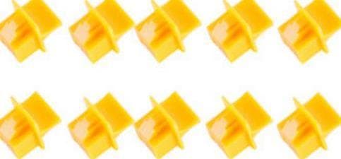 S-Conn BS08-01024-10 10st(ar) RJ45-kontakt dammskydd (BS08-01024-10)