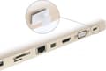 Miniatyrbillede 4 af 4: DeLOCK lukkedæksel / portbeskytter til USB-C (v) porte / med stort greb (10 stk.) / hvid