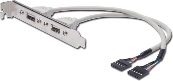 Assmann Electronics USB-pidikekaapeli - 2 x 5pin IDC