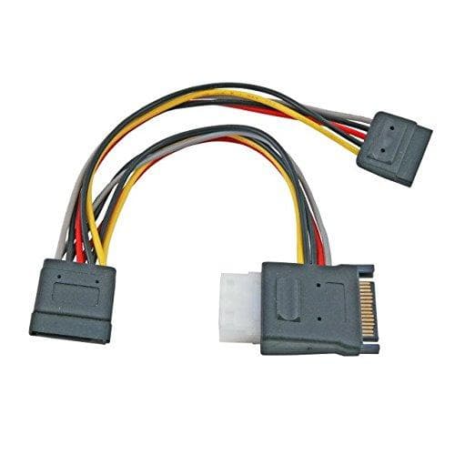 EFB-Electronics Strömkabel SATA 15P PCB k5347.015 + 4 Pin Hona/2x SATA 15P PC Kabel 4049759039738