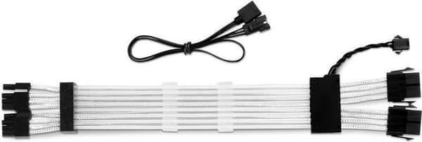 Sharkoon XTend 16 - Forlængerkabel til strømforsyning - 2 x 6+2 ben PCI Express han (F) til 2 x 6+2 ben PCI Express han (F) - 30 cm