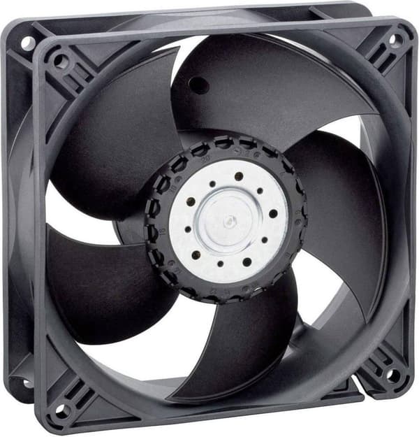 EBM Papst 4412 M Axialfläkt 12 V/DC 184 m³/h (LxBxH) 119 x 119 x 38 mm Svart