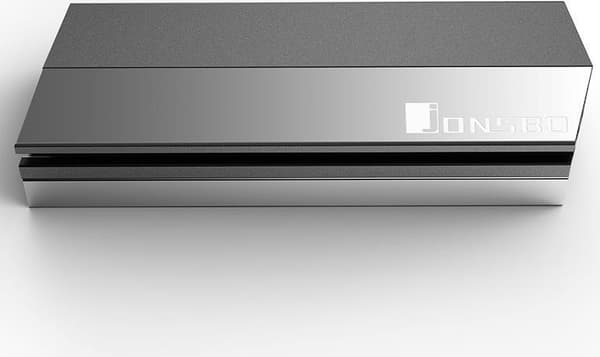 Jonsbo M.2 GRÅ Computer Kølekomponent Solid State Drive Heatsink 1 stk(e) Sort - Grå (M.2 GRÅ) Sort, Grå