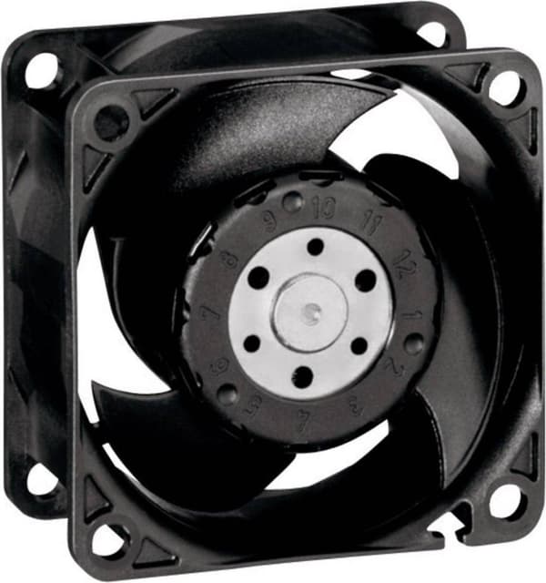 EBM PAPST axialfläkt 12 V 70 m/h (B x H x D) 6 x 6 x 3,2 cm 612 JH (612 JH)