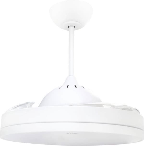 Sygonix takfläkt (Ø x H) 480 mm x 400 mm Färg på huset (detaljer): vit (2472505)