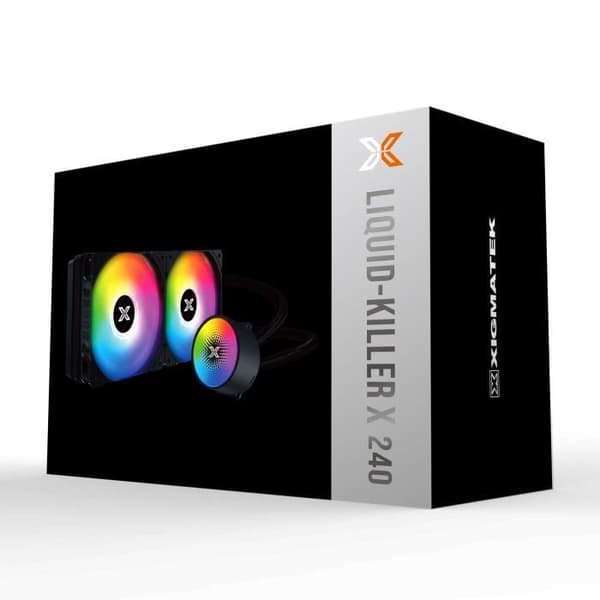 Watercooling CPU - Xigmatek - Liquid Killer X 240 - Svart - 2x120mm