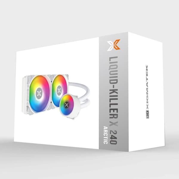 Watercooling CPU - Xigmatek - Liquid Killer X 240 Arctic - White - 2x120mm
