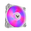 Miniatyrbillede 4 af 7: ASUS TUF GAMING TF120 ARGB WHITE EDITION Computertaske Luftkøler 12 cm Hvid 1 stk.