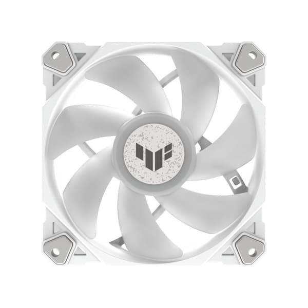 ASUS TUF GAMING TF120 ARGB WHITE EDITION Computertaske Luftkøler 12 cm Hvid 1 stk.