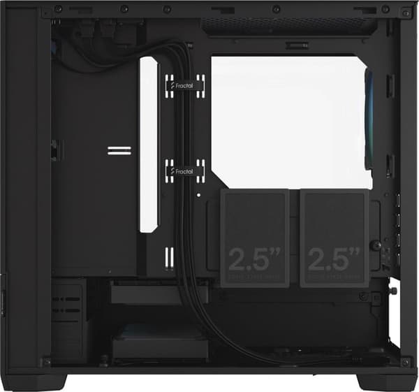 Fractal Design Pop Mini Air - PC - Musta - micro ATX - Mini-ITX - Teräs - Karkaistu lasi - Multi - Taskutuuletin (FD-C-POR1M-06)