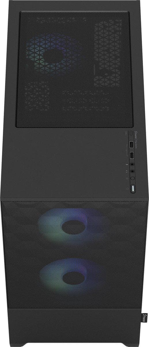 Fractal Design Pop Mini Air - PC - Musta - micro ATX - Mini-ITX - Teräs - Karkaistu lasi - Multi - Taskutuuletin (FD-C-POR1M-06)