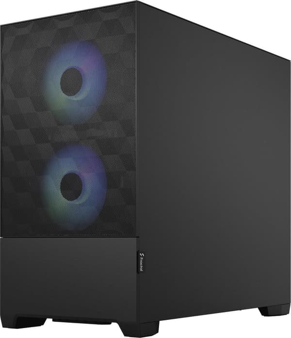 Fractal Design Pop Mini Air - PC - Musta - micro ATX - Mini-ITX - Teräs - Karkaistu lasi - Multi - Taskutuuletin (FD-C-POR1M-06)
