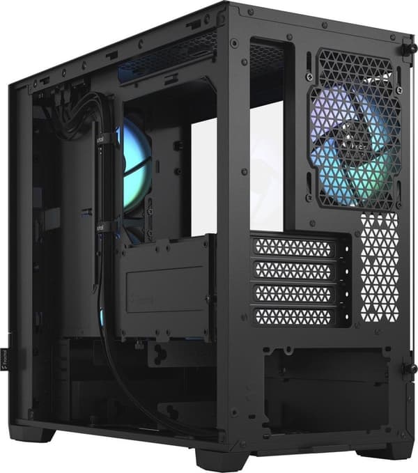 Fractal Design Pop Mini Air - PC - Musta - micro ATX - Mini-ITX - Teräs - Karkaistu lasi - Multi - Taskutuuletin (FD-C-POR1M-06)