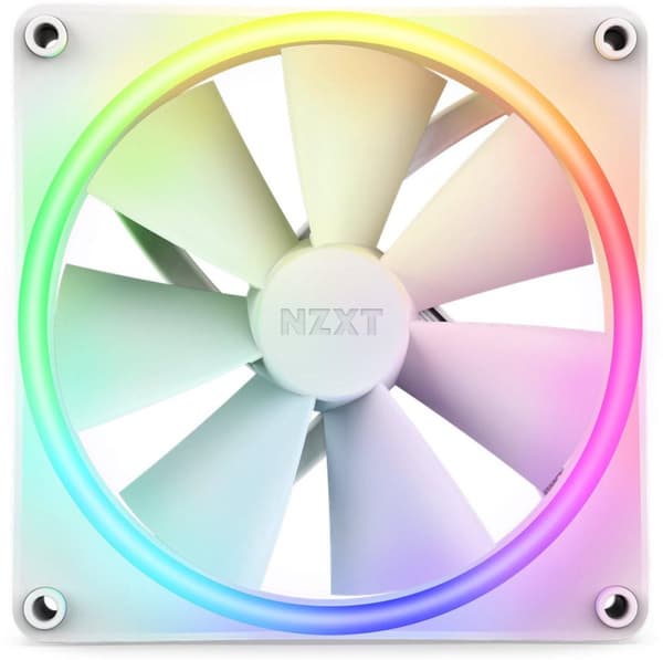 NZXT F140 RGB DUO tuuletin 14 cm valkoinen 1 kpl (RF-D14SF-W1)