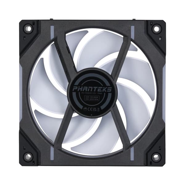 Phanteks D30 120mm  PWM Fan, DRGB, Black, 3 Pack