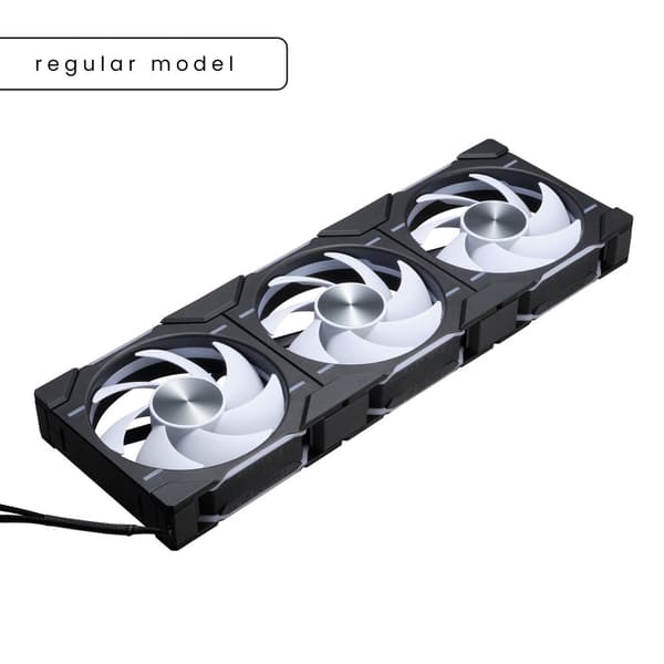 Phanteks D30 120mm  PWM Fan, DRGB, Black, 3 Pack