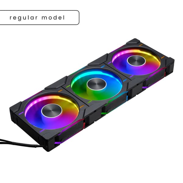 Phanteks D30 120mm  PWM Fan, DRGB, Black, 3 Pack