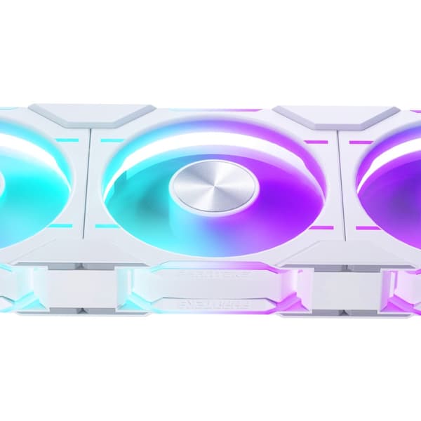 Phanteks D30 120mm PWM Fan, DRGB, White, 3 Pack