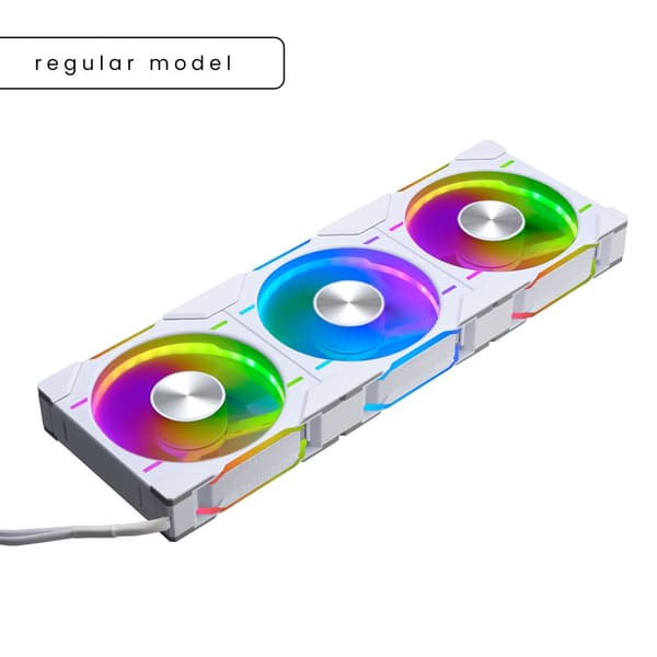 Phanteks D30 120mm PWM Fan, DRGB, White, 3 Pack