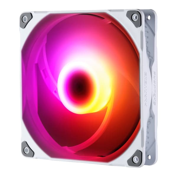 Phanteks M25 140mm PWM Fan, DRGB, White, 3 Pack