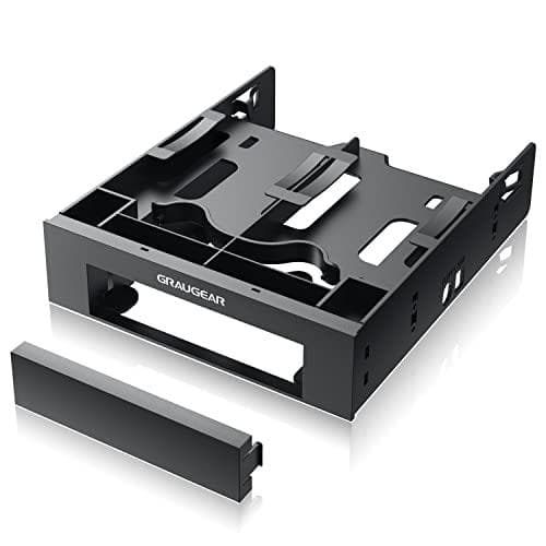 Graugear monteringsramme til 2x 2,5" & 3,5" HDD/SSD i 5,25 (G-CV-235T525)