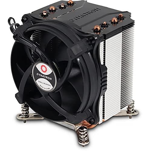 Dynatron Inter-Tech Q-6 - Processor luftkøler - høj kvalitet - (til: LGA1700) - aluminiumslameller - 92 mm (Q6) Sort
