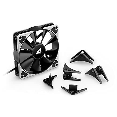 Sharkoon SilentStorm BW120 PWM datorfodral fläkt 12 cm bär 1 st (4044951037971)