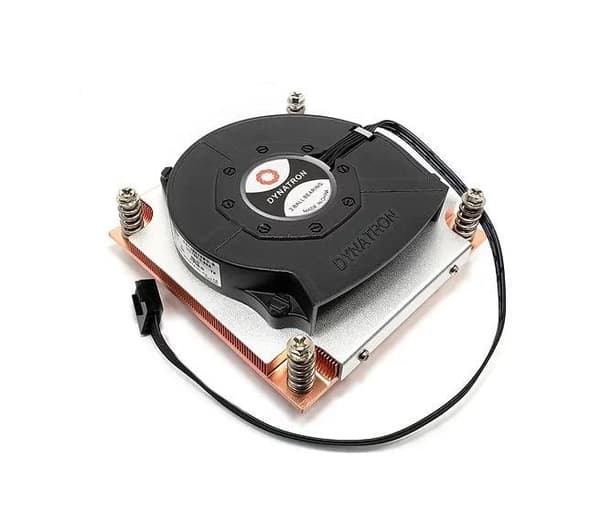 DYNATRON Q3 Intel CPU-kylare LGA1700 1U koppar kylfläns och kylflänsar Aktiv med PWM upp till 125W TDP (A 2729) Multifärg
