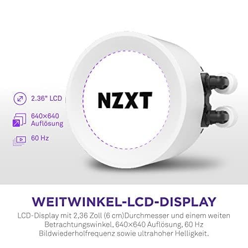 NZXT Kraken Elite 280 RGB Processor alt-i-en væskekøler 14 cm Hvid 1 stk(e) (RL-KR28E-W1)