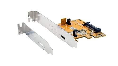 Laajennusrasia USB PCIe -kortti C-liitin C-liittimellä 4xPCI-väylään, verkkoon. (EX-1012)