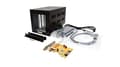 Pikkukuva 1 / 4: Laajennusrasia USB PCIe -kortti C-liitin C-liittimellä 4xPCI-väylään, verkkoon. (EX-1012)