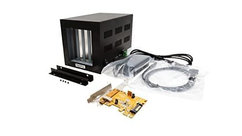 Expansionsbox USB PCIe-kort C-kontakt med C-kontakt till 4xPCI-buss, nätverk. (EX-1012)
