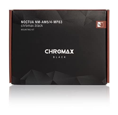 Noctua NM-AM5/4-MP83 CHROMAX.BLACK - asennussarja - musta - kanta AM4 - kanta AM5 - Noctua NH-D15 - NH-D15 chromax.black - NH-D15 SE-AM4 - NH-D15S - N