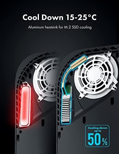 Graugear Heatsink SSD M.2NVMe för PS5 (G-PS5HS01-Cov)