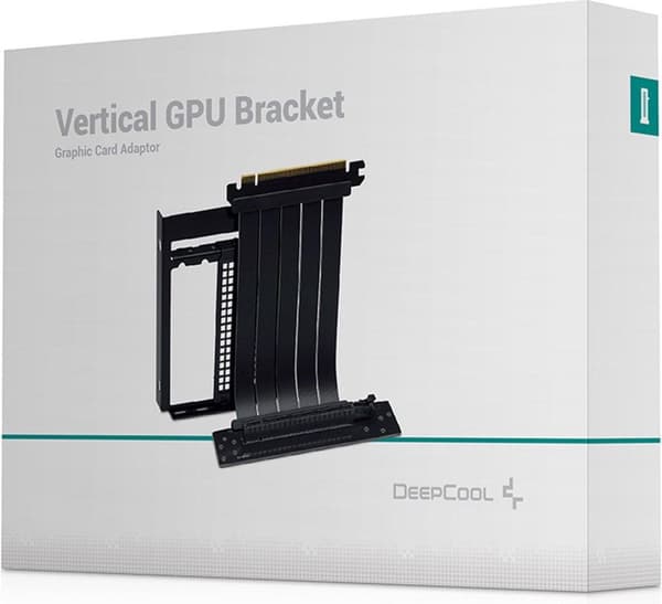 DeepCool VERTICAL GPU-FÄSTE - Universal - GPU-fäste - Liquid Crystal Polymer (LCP) - Polyamid - Polyvinylklorid (PVC) - Svart - 1 st (s) - CG540/CG540