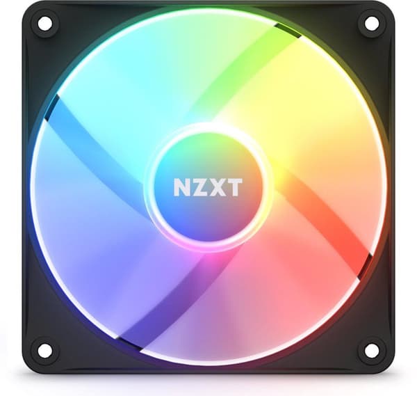 NZXT F120 Core RGB -tietokonekotelon tuuletin 12 cm musta (RF-C12SF-B1)