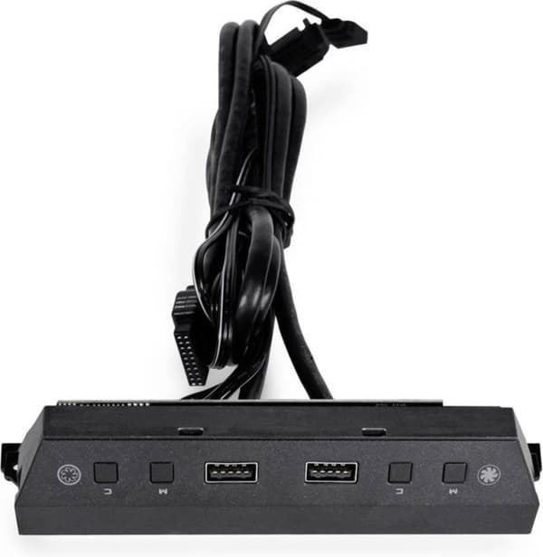 Lian Li LAN216-1X, I/O-panel med ARGB-controller til LANCOOL 216 - sort (LAN216-1X)