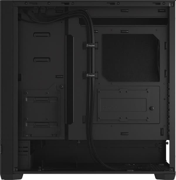 Fractal Design Pop XL Silent - Tower - Extended ATX - Sidopanel med fönster (härdat glas) - ingen strömförsörjning (ATX) - Black Solid - USB/Audio (FD