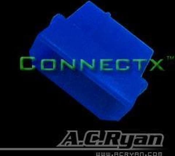 AC Ryan Connectx™ Molex 4-pin han - UVBlue 100x ledningsstik blå (ACR-CB8546)