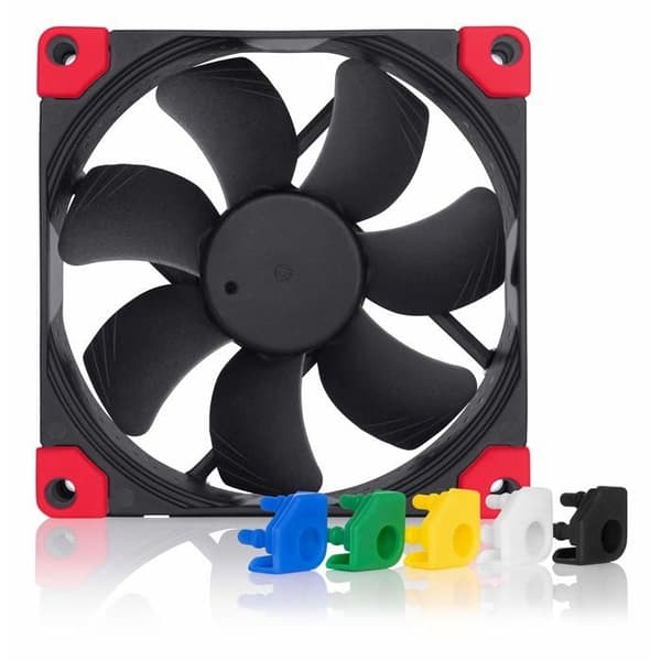 Noctua NF-A9 PWM chromax.Black.Swap, Premium Silent Fan, 4 Pin (92mm, Black) - NF-A9 PWM CH.BK.S Svart