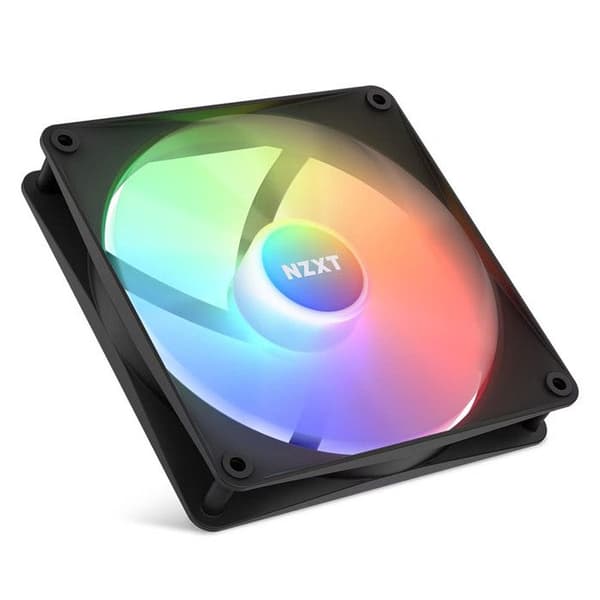 Fläkt - NZXT - F140 Core RGB (svart) - PWM RGB - 140 mm - Aluminium