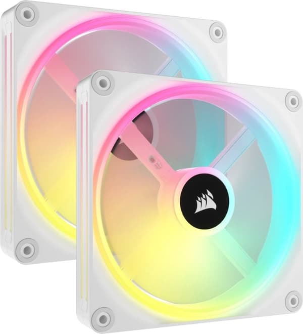 Corsair CO-9051008-WW - Fläkthus - 140 mm - 2 stycken - vit Vit