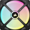 Pikkukuva 1 / 5: CORSAIR QX140 RGB Starter Kit - Musta (2 kpl) - 140mm
