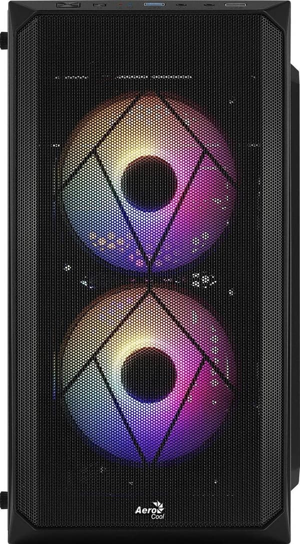 ATX Semi-tower box Aerocool CS107V2 Sort