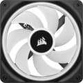 Miniatyrbillede 3 af 3: CORSAIR QX120 RGB udvidelsessæt - Blæserhus - 1-pak - 3x QX120 RGB PMW blæsere - 1x iCUE LINK hub - hvid