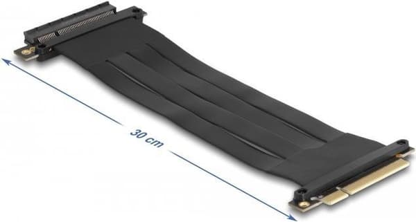 Delock Riser Card PCI Express x8 till x8 med flexibel kabel - Riser Card (88029)
