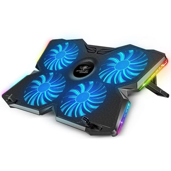 Spirit Of Gamer, Laptop Cooler 10" till 17", 4 Silent Fans, Kompatibel PS5, PS4, Xbox & PC, Ventilerad support