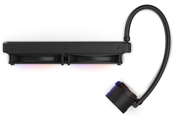 AIO Liquid Cooler NZXT Kraken 280 RGB Black, LCD Display